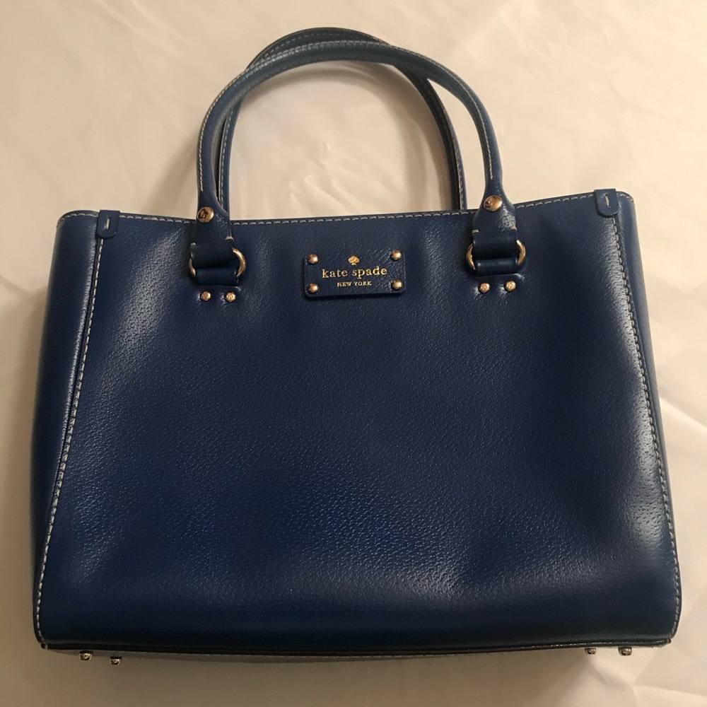 Kate Spade Quinn Wellesley Leather Satchel Handbag